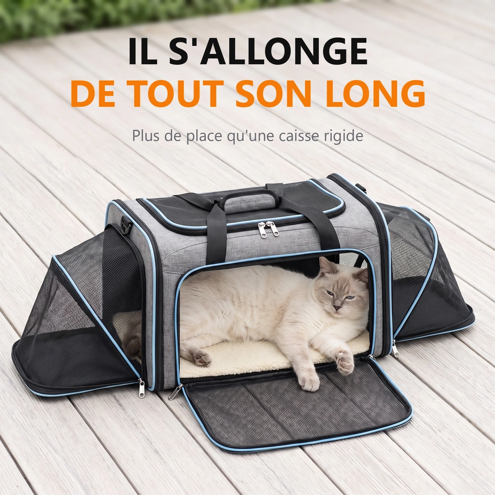 Sac CocoonChat™ entièrement déployé